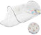 Moskitonetz Bett Pop Up, Tragbares Moskitonetz Reise Pop Up, Mückennetz Einzelbett Faltbar, Einfache Installation, Faltbares Reisezelt, Campingzelt für Schlafzimmer Outdoor Camping, 200 x 80 x 56 cm