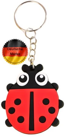 KEYSPACE Marienkäfer Schlüsselanhänger Glückskäfer als süßer Schlüsselanhänger Marienkäfer