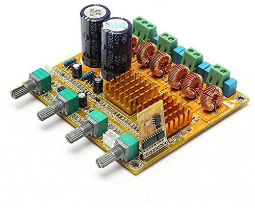Tumuued Bluetooth 2.1 Power Amplifier Board High-Power Digital Class D 3-Channel HIFI Subwoofer Power Amplifier