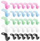 Pinrolla 100 PCS Clothes Hanger Connector Hooks Kit 5 Colours Hangers for Clothes Space Savers Coat Hangers Space Saving Hanger Hooks Clothes Hooks for Wardrobe Storage