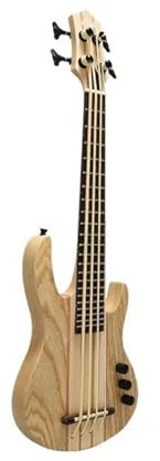 Ukulele Anfänger Elektrische Ukulele Bassgitarre 30 Zoll 4 Saiten Mini Bass E-Gitarre Tonabnehmer Ahorn Esche