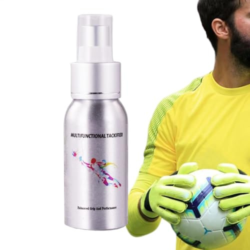 Glove Glue, Football Gloves Grip Spray - Goalkeeper Gloves Spray 50ml | Goalkeeper Gloves Glue, Grip Enhancer to Improve Performance