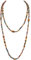 Hanary Collier de perles de rocaille colorées, collier long bohème vintage, bijou fantaisie épais pour femme, taille unique, Verre, Pas de gemme