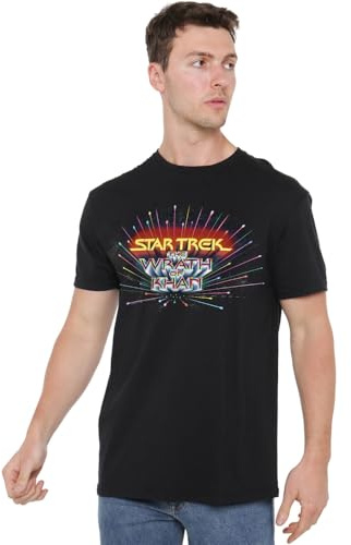 Star Trek Khan Logo Unisex T Shirt, Black, XX-Large