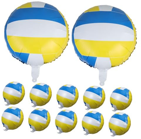 JOINPAYA 12stücke Volleyball-folienballons Sportparty-dekoration Geburtstags-zubehör Für Partys Und Fotos