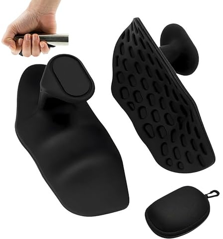 Jidyllic Anti Slip Gym-Grips Handgriffe- Rutschfeste Griffpads für Krafttraining Klimmzüge Hanteltraining mit Ergonomischem Handschutz - Gewichtheber-Griffe für Frauen Männer - Hornhautschutz