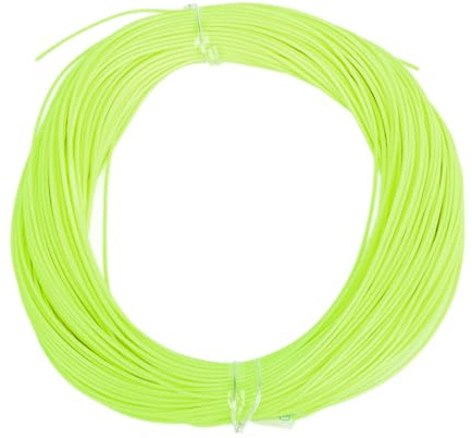 ANKROYU Fliegenfischen-Schnur, WF-Schwimmschnur, Premium-PVC-Material, schwimmende Fliegenschnur für Süßwasser-Salzwasser-Angeln, leicht, tragbar, langlebig (4#)