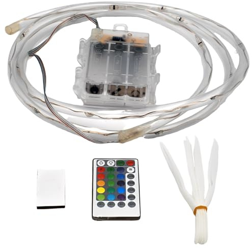 yeeplant Ensemble de lumières LED pour panier de basket-ball, télécommande 16 couleurs, éclairage étanche, bande lumineuse de 1,5 m, cordon d'alimentation de 4,8 m, utilisation en intérieur et en