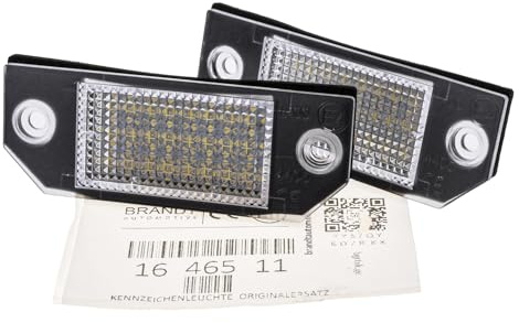BRANDT AUTOMOTIVE Kennzeichenleuchten LED kompatibel mit Ford C-MAX I C214 03-10 Focus II 04-11 Focus II Cabrio 06-10
