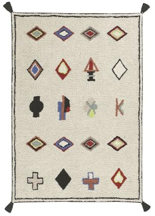 Lorena Canals Waschbarer Teppich Naador 100% Baumwolle -Mehrfarbig - 140x200 cm