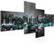 Runa Art Bild XXL 4 Teilig New York City 200 x 100 cm Kunstdruck auf Vlies Leinwand Wanddeko Wohnzimmer Büro 605441b