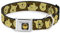 Buckle-Down dc-wdy273-l dyhp honey pot full color black/browns dog collar, large/15-26 inch