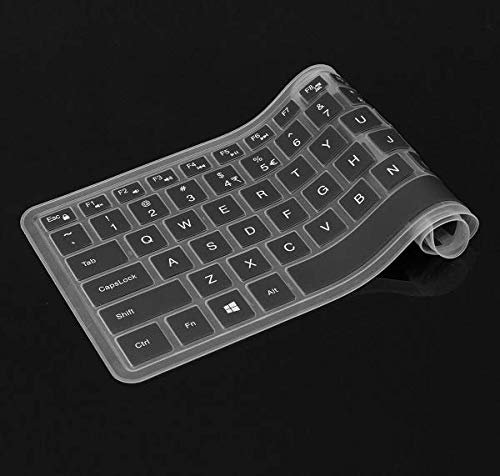ROUHO Keyboard Cover Protector For Dell xps 15 15-9550/Inspiron 14Cr 14Mr 14Sr-Black