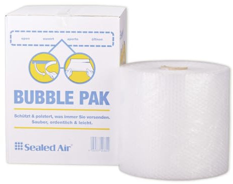 AirCap® Luftpolsterfolie, LDPE, 9,5 mm Noppen, Transparent, 30 cm x 50 m, 1 Rolle(n)
