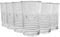 Bormioli Rocco Officina 1825 Highball Glasses Set - Vintage Italian Cut Glass Cocktail Tumblers - 475ml - Pack of 6