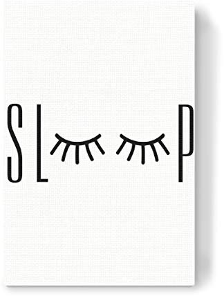 artboxONE Leinwand 30x20 cm Typografie *Sleep* von Nicolas
