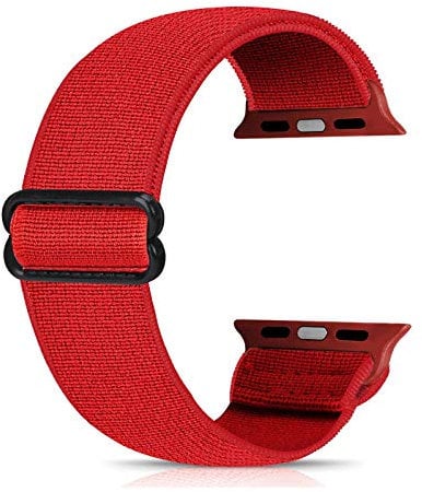 Ecogbd Cinturino di ricambio elastico compatibile con Apple Watch 38mm,40mm,41mm,42mm,44mm,45mm,49mm, cinturino in morbido Nylon per iWatch serie 9,8,7,6,5,4,3,2,1,SE per uomo e donna