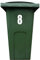 4X Bin Sticker Vinyl Number 1-99 Large Recycling Box Wheelie Self Adhesive (8)