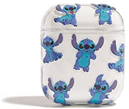 Skinnydip Disney Stitch Case For AirPods - Adorable Lilo and Stitch Cover for Apple AirPods 1 & 2, Wireless Charging Compatible, Premium Protection, Cute Disney Design