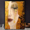 DIY 5D Diamant Painting Bilder Voll Kit, Gustav Klimt Träne Diamant Malerei für Erwachsene Kind Kreuzstich Kristall Strass Stickerei Diamond Gemälde Handwerk Heimwand Dekor Square Drill,40x50cm