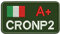 2 pezzi personalizzati con nome bandiera ITALIA Tag Patch ricamo militare con gruppo sanguigno A + B +
