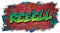 3D Graffiti Wandtattoo 97x53cm Streetart Wandsticker Jugendzimmer Kinderzimmer Wohnzimmer Deko Wandbild selbstklebend W008 (04 Mauer rot, Ohne Wunschname)