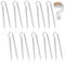 10pcs Hearing Aid Tubes, 3.6 x 2mm Soft Flexible PVC BTE Earmold Hearing Aid Tubing Replacement Hearing Amplifiers Ear Tubes for Hearing Aids