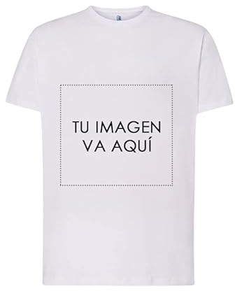 Camiseta Personalizada | Manga Corta | Unisex | 100% Algodón | Impresión Directa en Ambos Lados| | Elige tu Talla y Color