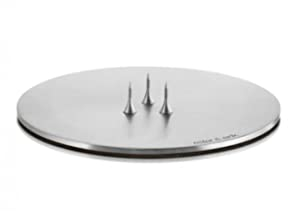 ester & erik Candle Plate small, 1 Stück, Silver, Matt