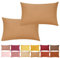 P'tit Basile - Kissenbezug 40x60 cm - 2er Pack Baby Kopkissenbezüge Für Babywiege - Karamellbraun - 100% Bio-Baumwolle 57 Fäden/cm² ohne schädliche Substanzen - Für Kinder Bett 60x120 70x140 cm