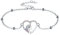 J.MUEN Armband Damen Silber 925,Einhorn Schmuck Geburtstagsgeschenk für Mädchen Frauen