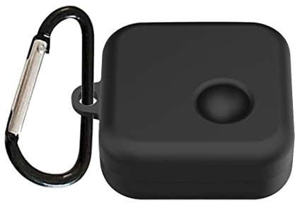 Afikyutu Custodia per Nothing Ear (2), Morbida Pelle in Silicone Custodia Protettiva Antiurto con Portachiavi per Nothing Ear (2) Nero