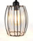 DoRight Crystal Ceiling Light Mini Lampshades Black Small Modern Bedside Lamps Cylinder Lamp Shades 16 X 20cm Ceiling Light Shade for Bedroom, Kitchen, Living Room, No Reducer Ring (Without Bulb)