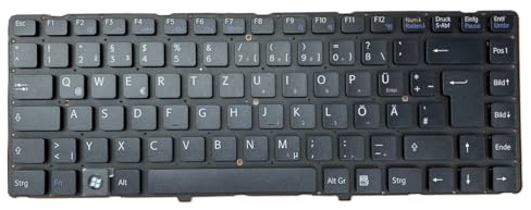 T-ProTek DEUTSCHE - Tastatur Keyboard schwarz kompatibel für Sony Vaio, VPCEA3X5014B, VPCEA3X5016B
