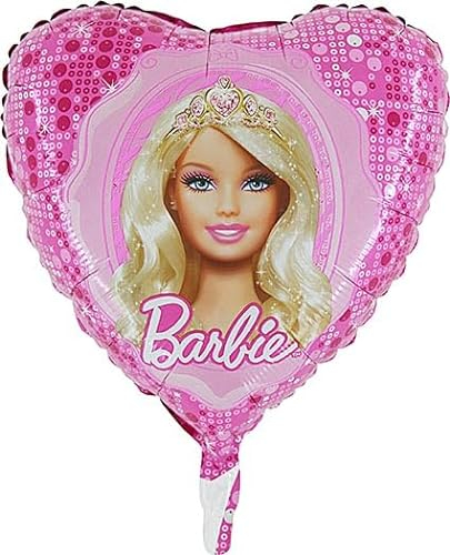 Toyland® 18-Zoll-Folienballon „ trägt Tiara“ in Herzform – Partydekorationen für Kinder