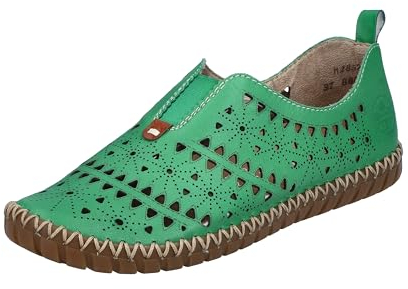 Rieker Femme M2852 Chaussures Pieds Nus, Vert, 39 EU