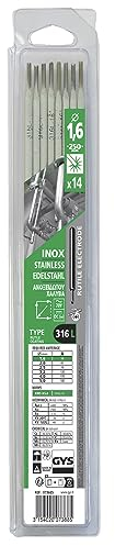 GYS - 14 Électrodes enrobées inox 316L Ø 1,6 mm - Blister
