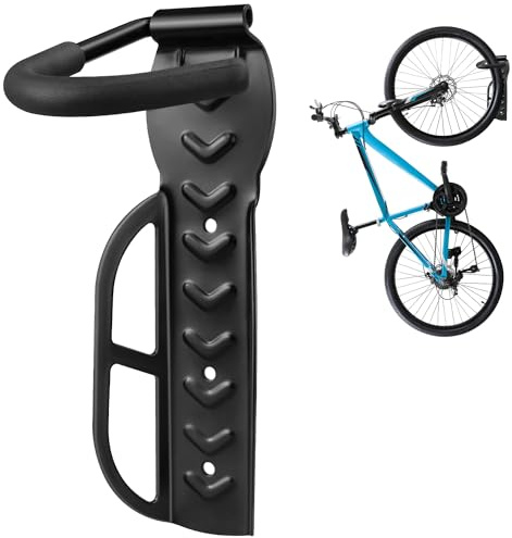 DkOvn 1/2/4 Pack Bike Rack Garage Wall Mount, Wall Mount Bike Rack with Screws, Holds Up to 66lb for Indoor Storage