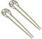 2pcs Metal U Shaped Hairpin Large French Hair Pins Vintage Hair Sticks Hair Fork Pins Hairstyle Accessories for Women Girls