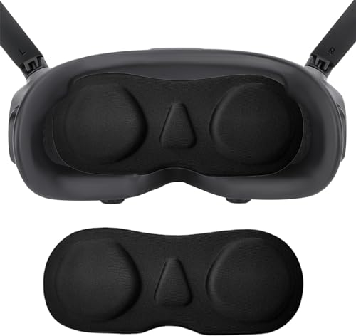 SRLWMYI Accesorios para Quest 3,Pico 4-Esponja Protectora para Lentes VR,Accesorios Oculus Compatibles con Gafas Meta Quest 3 Quest 2 Quest Pico 4,Espuma de Primera Calidad,Negro,Ajuste