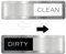 Clean Dirty Dishwasher Magnet Sign, Dishwasher Clean Dirty Sign, Dishwasher Magnet Clean Dirty Sign Clear and Easy to Read Font, Used for Cleaning and Dirt Reminder Signs, Fashion Kitchen Decoration