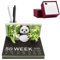 3D-Notizblock Panda, Abreißen Panda Kalender 2025, 2025 Tischkalender-Notizblock, Demotivierende Tischkalender, Kreative Papierskulptur Panda Desktop Ornament (Panda - A)