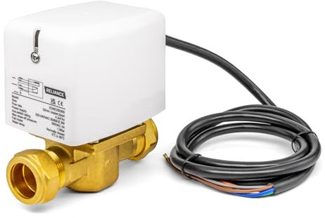 Kudos-Trading - Reliance RWC 2-Port Zone Valve - High-Performance Heating Control, Reliable 2-Way Operation, Compatible with Hydronic Heating Systems, Durable Construction for Efficient