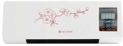 Two In One Wall Mounted Mobile Fan Installed Mobile Conditioning 2024 Mini Split AC/heating System W Portable Ductless Remote Home/bedroom/studio Features: Desk Heater Fan Combo (A, One Size)
