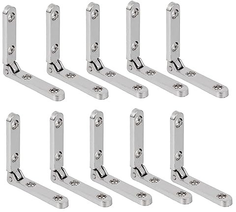 SEWOART 10stücke Holzkistenscharniere Federscharniere Für Holzkisten Schmuckkästchen Truhenscharnier Mit Öffnungswinkel