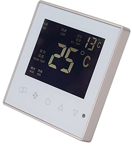 Thermostat, Large LCD Display Electric Thermostat Intelligent Air Conditioner Temperature Controller Programmable, Hvaccontrolthermostat