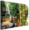 murando - Akustikbild Bilder Set Bambus Zen 120x90cm 2 Teilig je 60x90cm Collage 2er Akustikschaum Schallschutz Akustikpaneele Groß Wandbilder XXL - Set aus Bildern Wandkunst Wald p-B-10014-b-a