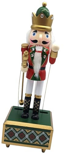 FGDTREE Casse-noisette de Noël en bois - Soldat - Décoration debout pour Noël