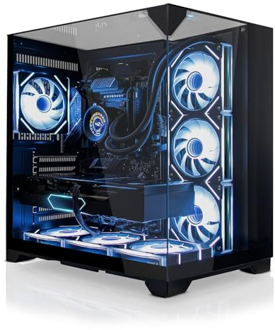 SYSTEMTREFF PC Gamer High-End - Intel Core i9-14900K - RTX 5070 12 Go | Intel 8 cœurs jusqu'à 6 GHz, 32Go DDR5, 2To M.2 NVMe SSD, Nvidia graphique WiFi, Windows 11, pour le gaming, streaming