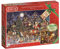 Falcon de luxe 11182 Santa's Christmas Helpers Jigsaw Puzzles in One Box, 2 x 1000-Piece
